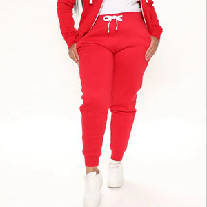 Whole sale customizable slim fitted premium quality <b>women</b> sweat joggers trendy <b>fleece</b> basic <b>trousers</b> for <b>women</b> - Product Image 1