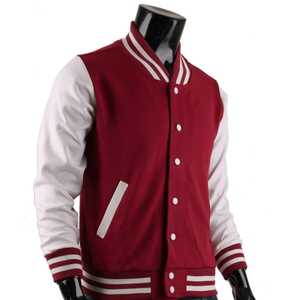 Vente en gros veste universitaire personnalisée OEM veste Letterman vêtements de sport fournisseur en usine pour hommes femmes jeunes école collège - Product Image 2