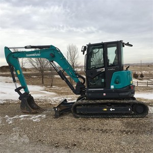 Mini-excavatrice sur roues SW60UF avec moteur, pompe et boîte de vitesses - Matériel de construction et de bâtiment à haute efficacité - Product Image 3