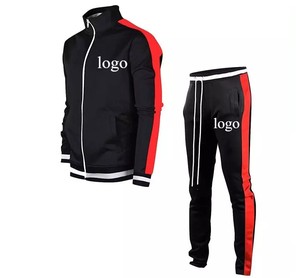 Vêtements de sport personnalisés, col zippé complet avec poches, Slim Fit, survêtements chauds d'hiver pour hommes - Product Image 6