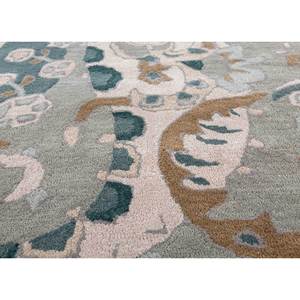 Hacienda Blue Boho Wool <b>Rugs</b> Hand Tufted Rectangular Pattern for Bedroom Living Room <b>Bedside</b> High Quality Plush Pile Tra-15057 - Product Image 3