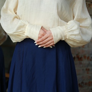 กระโปรงลำลองผู้หญิงเอวสูงมีกระเป๋าล่าสุด - Product Image 5