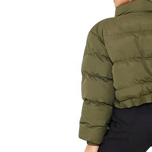 Long Sleeve Wholesale Rate Price <b>Women</b> <b>Cropped</b> <b>Puffer</b> <b>Jacket</b> Factory Made Printing Design Arrival <b>Puffer</b> <b>Jacket</b> Clothing Wear - Product Image 6