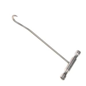 Crochet à os manuel en acier inoxydable de 8 pouces, instrument chirurgical orthopédique, outil médical durable, stérilisé à haute température - Product Image 5