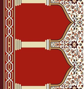 Técnica tejida de alfombra impresa de nailon de Hotel comercial para uso doméstico Proveedor de alfombras de mezquita musulmana en India Avior - Product Image 2
