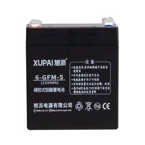 XUPAI 핫 셀링 12 볼트 5 <span class=keywords><strong>Ah</strong></span> <span class=keywords><strong>MF</strong></span> 젤 장수명 태양열 AGM 밸브 조절 납산 UPS 배터리 - Product Image 4