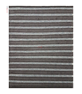 Tapis moderne abstrait brodé en laine tissée à plat Meilleur prix OEM Logo personnalisé accueilli Fabricant indien pour le salon - Product Image 2