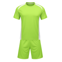 Seragam Sepak Bola Desain Asli Grosir, Jersey Sublimasi Kustom, Set Pakaian Olahraga Tim Cepat Kering dan Bernapas