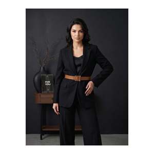 Cinturón de Mujer con Hebilla Cuadrada, Cinturón para Pantalones, Cinturón para Chaqueta, Cinturón para Vestido - TABA - Product Image 3