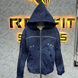 Sweat à capuche avec fermeture éclair le plus demandé avec étiquette personnalisée qualité supérieure sérigraphié fabriqué en usine prix bon marché sweats à capuche pour hommes - Product Image 5