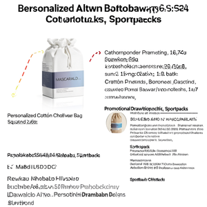 Borsa a sacco personalizzata in cotone 30x45 con coulisse per promozioni - Product Image 3