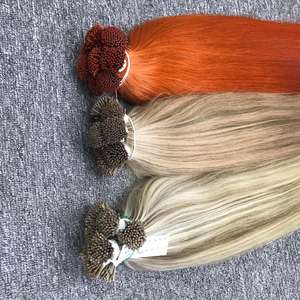 Máquina recta de queratina preunida Remy vietnamita 100%, extensiones de cabello humano de alta calidad con punta en I de doble trama para tinte más oscuro - Product Image 4