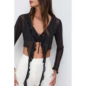 Blusa con Detalles de Malla - Product Image 4