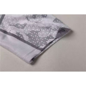 T-shirt de sport pour homme, coupe ajustée, 100% coton, manches longues, col rond, imprimé par sublimation, séchage rapide, respirant - Product Image 6