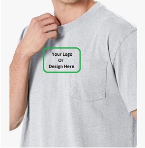 Camiseta extragrande para hombre con logotipo personalizado 100%, camisetas lisas de alta calidad al por mayor a precio de fábrica para imprimir desde Bangladesh - Product Image 1