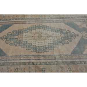 Alfombra Turca Vintage de Lana Azul, 5x9.1 pies (151x278 cm) - Product Image 5