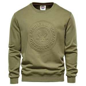 Meilleure vente en gros Sweat-shirt personnalisé Pullover Sweat-shirt personnalisé de haute qualité avec logo personnalisé 3d en relief pour femmes et hommes - Product Image 1