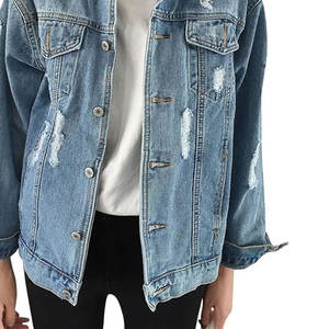 Nouveautés Vêtements d'extérieur Vestes en jean pour femmes Service OEM de haute qualité Vestes en jean pour femmes - Product Image 4