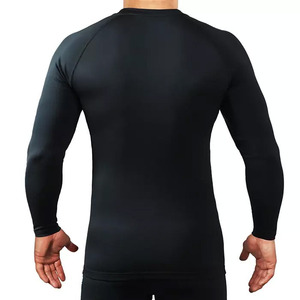 2024 Design personnalisé Gym Running Compression Shirts pour hommes Qualité supérieure Logo personnalisé Chemises de compression - Product Image 3