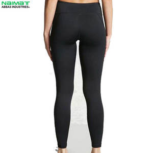 Leggings de fitness pour femmes en gros, taille mi-haute, taille élastique, motif uni, grande taille, respirant, séchage rapide, antibactérien, sans couture - Product Image 5