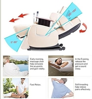 Sillón de Masaje de Cuerpo Completo con Gravedad, Masaje Shiatsu, Reclinable, con Estiramiento Tailandés, Escaneo Corporal, Rodillos para Pies, Soporte para Teléfono, Conveniente