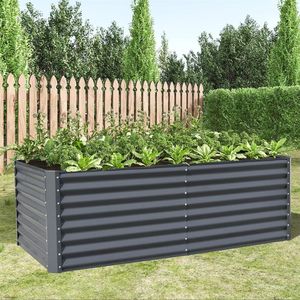 Steel Metal <b>Raised</b> Bed Garden <b>Planter</b> <b>Box</b> Grow Beds Outdoor for Vegetable Flowers <b>Planter</b> Pots - Product Image 6