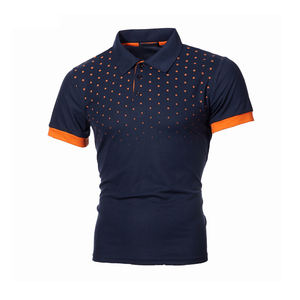 Polo para hombre con logotipo personalizado, novedad, diseño clásico, ropa de calle informal transpirable, patrón sólido, manga corta, Plus - Product Image 1