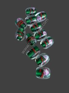 Cuentas indias de Murano hechas a mano, cristal de 8mm, fabricación de joyas de moda, cuentas sueltas, negro, azul, blanco, mezcla de colores claros, decoración - Product Image 4