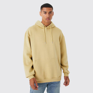 Sweat-shirts à capuche unisexes pour hommes de haute qualité, décontractés, solides, pour l'hiver, streetwear, logo personnalisé, 100% coton, écologiques - Product Image 1