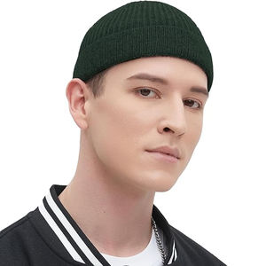 Bonnet tricoté personnalisé Bonnet d'hiver en gros Bonnet chaud en tricot Bonnet en tricot avec logo brodé pour les marques de mode et les détaillants - Product Image 1