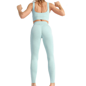 Conjunto de Yoga de Alta Calidad para Mujer, Ropa Deportiva Transpirable y Ecológica, Cintura Elástica, Diseño con Estampado Frontal Personalizable, Nuevo - Product Image 6