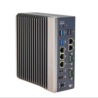 Ordinateur embarqué ultra-compact sans ventilateur Intel N97 I3-N305 avec double port RS232 RS485, 8 Go/16 Go de mémoire, stockage de 128 Go à 1 To pour