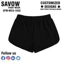 Shorts de course 2-en-1 pour femmes avec poches, taille mi-haute 3 pouces, séchage rapide, doublure élastique pour l'exercice et l'entraînement