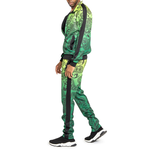 ชุดวอร์มผู้ชายสีล้วนชุดวอร์มแบบระเหิด - Product Image 3