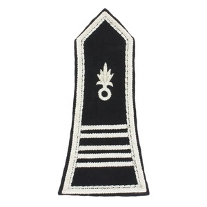 Hombreras de Plástico con Bordado a Mano de Alta Calidad OEM, Ecológicas, de la Legión Francesa, con Hilo Dorado/Plateado - Product Image 1