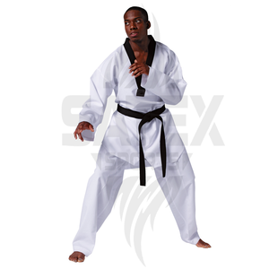 Conjuntos de Uniformes de Taekwondo Hechos a Medida, Alta Calidad, 100% Algodón, Transpirable, Secado Rápido, Ropa de Artes Marciales - Product Image 5