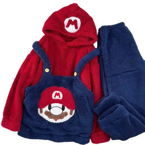 Pijama de Felpa con Estampado de Super Mario Bros, Suave y Transpirable, con Spandex, para Verano e Invierno, Talla Única XL, Ropa de Casa ODM - Product Image 2