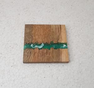 Meilleur prix Nouveau design Dessous de verre en résine époxy et bois pour ustensiles de cuisine et accessoires de table Décoration Tapis et tampons - Product Image 3