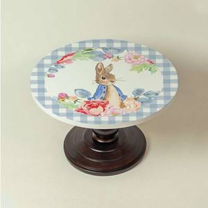 Enamel Print Wood <b>Cake</b> <b>Stand</b> Eco-Friendly Home Kitchen <b>Christmas</b> Party Wedding Use Acacia Wood and Enamel Print - Product Image 3