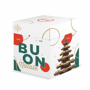 Boxes mod. <b>CLIP</b> for panettone 19x19x23 cm - Personalized - Product Image 2