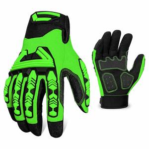 Guantes para hombres y mujeres con protector TPR Guantes DE TRABAJO resistentes antivibración con agarre firme - Product Image 3