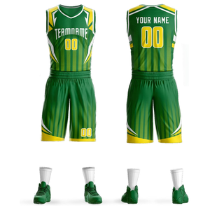 Camiseta de baloncesto reversible personalizada para jóvenes, pantalones cortos, ropa deportiva de talla XS, transpirable con logotipo de número de nombre impreso - Product Image 3