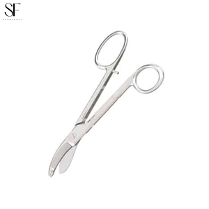 Tijeras de vendaje 24cm Instrumentos quirúrgicos ortopédicos Patrón pesado Tijeras dentadas de acero inoxidable - Product Image 5