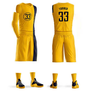Uniforme de basket-ball de qualité supérieure à 100%, uniforme de basket-ball personnalisé, vêtements de sport de haute qualité. - Product Image 2