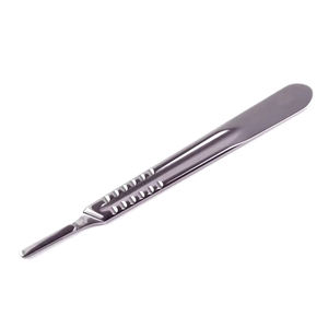 Lames chirurgicales de sécurité médicales personnalisées OEM, manche de lame de scalpel, acier au carbone, acier inoxydable, stériles, réutilisables, pinces chirurgicales - Product Image 5