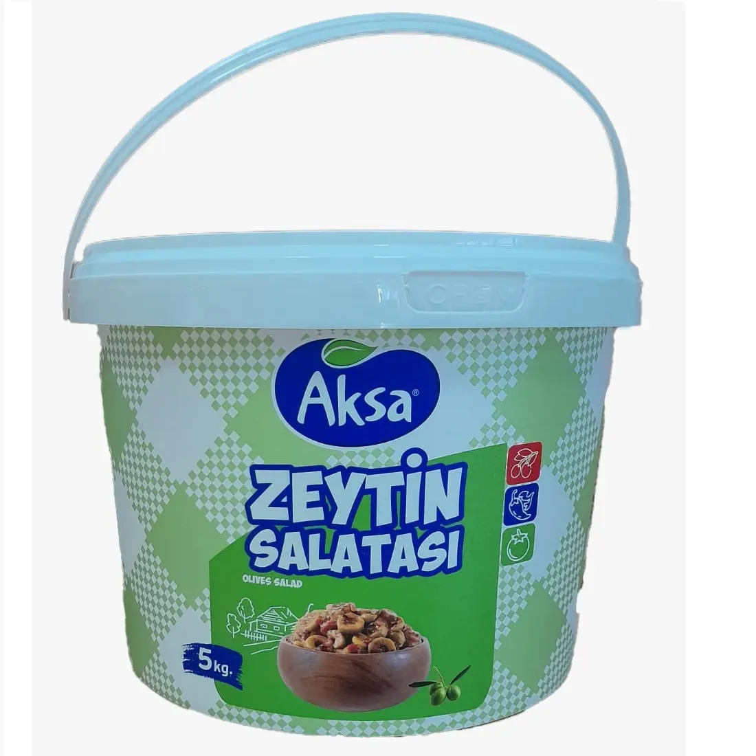 EP5000Y 5L PP пластиковое ведро с крышкой-(крем Химическая краска оливковое салат Йогурт мороженое) упаковочные растворы