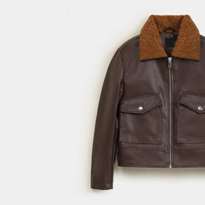 Último estilo al por mayor a prueba de viento hombres chaqueta de cuero más vendido chaqueta de cuero impermeable para hombres y mujeres - Product Image 3