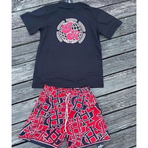 Ensemble de t-shirts courts pour hommes, couleur kaki douce, tissu jersey 100% coton, prix bas, survêtement pour l'été, nouveau style, impression de logo personnalisée - Product Image 4