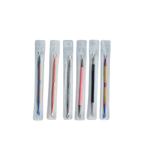 Professional Metal <b>Nail</b> <b>Cuticle</b> <b>Pusher</b> Curved Stainless Steel <b>Nail</b> <b>Pusher</b> Art Tool for Dead Skin Removal Finger Use - Product Image 5