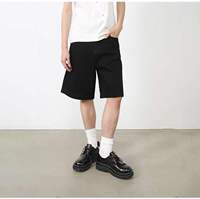 Grosir celana pendek Denim ukuran besar untuk pria celana Jeans kasual kaki lurus klasik longgar pas Skinny Stretch Jorts